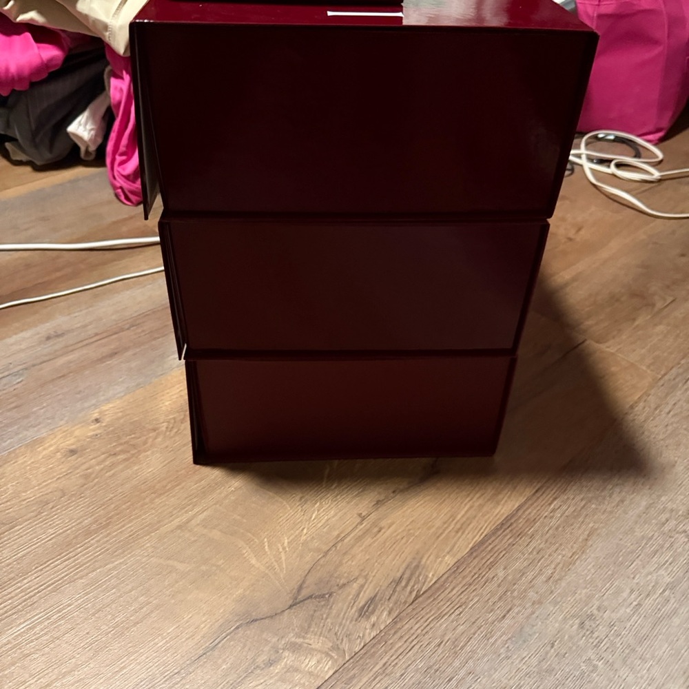 Gucci Maroon Decorative Box Set-4 Boxes - Picture 13 of 13